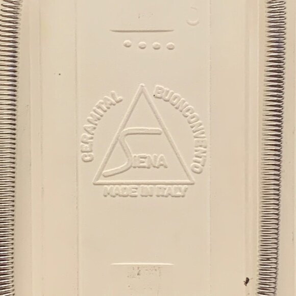 Vintage Siena Hand Painted Italian Ceramic Tile Church Scene - Picture 3 of 5